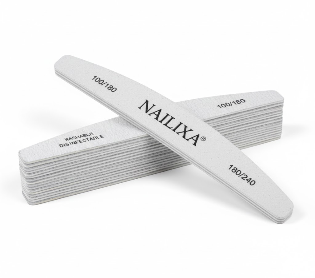 Nailixa™ Professional Nail File – 180/240 Grit