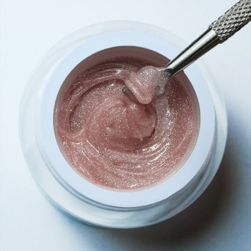 Nailixa® Mocha Rose Gleam – Shimmer Builder Gel UV/LED