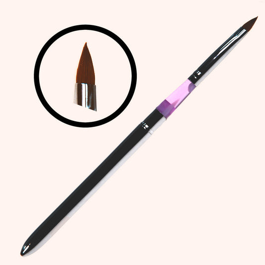 Nailixa® Acrylic Brush – Oval “Cat Tongue” Shape