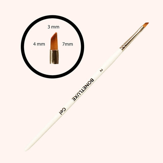 Nailixa® Premium One Stroke Diagonal Gel Brush n°2