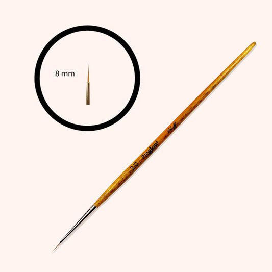Nailixa® Premium Nail Art Brush – 0.8 cm Detail