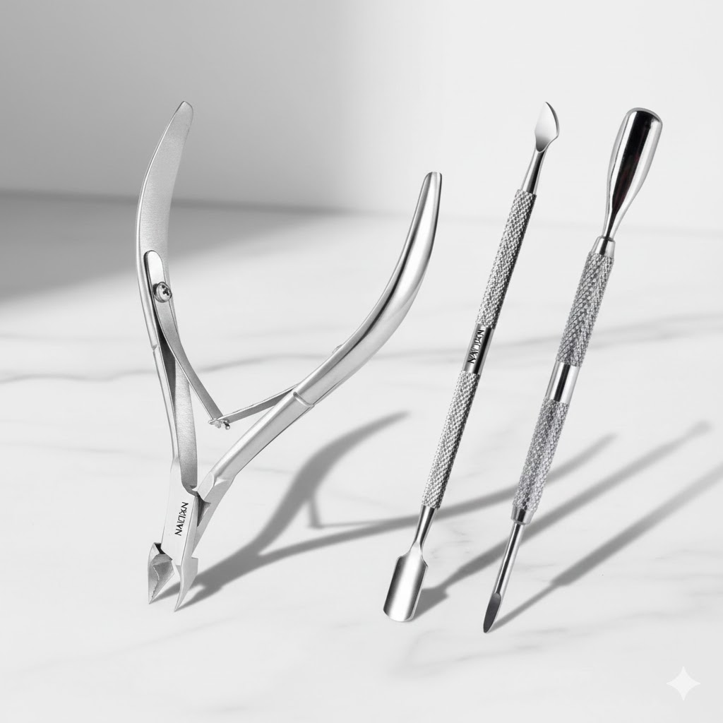 Nailixa™ Ingrown Nail Cuticle Nipper & Cuticle Pusher – 2-in-1 Precision Set