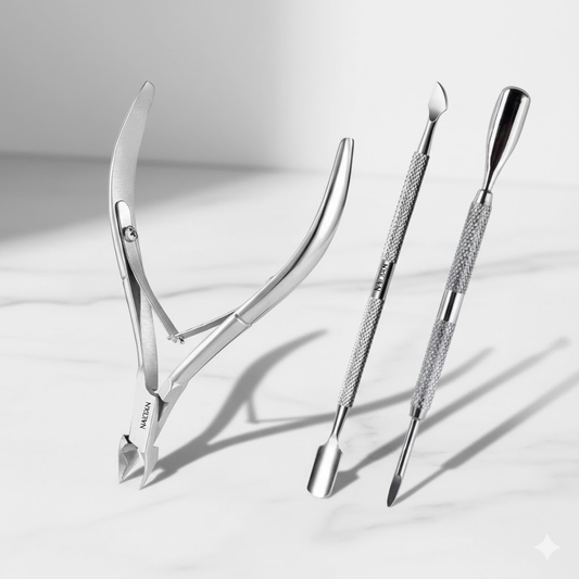 Nailixa™ Ingrown Nail Cuticle Nipper & Cuticle Pusher – 2-in-1 Precision Set